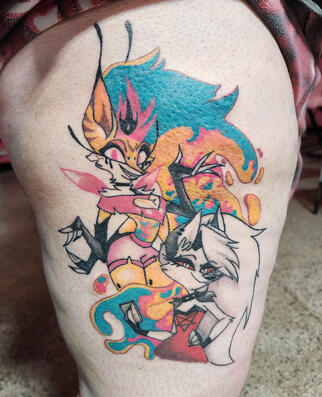 Helluva Boss Thigh Piece Helluva Boss Thigh Piece