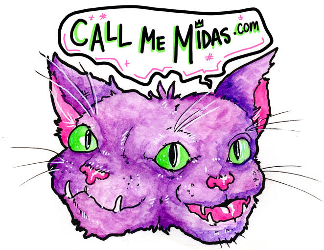 2-Faced Cat Design 2-Faced Cat Design