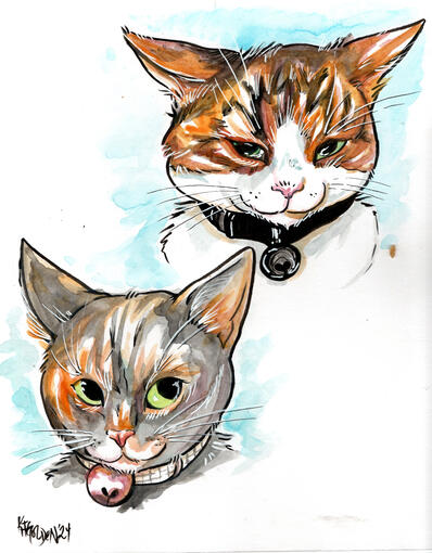 Custom Cat Portraits